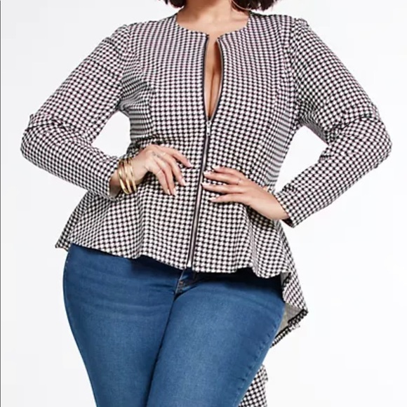 Fashion to Figure Houndstooth Ponte Set - Picture 1 of 4